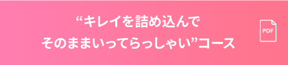 キレイを詰め込んでそのままいってらっしゃいコース