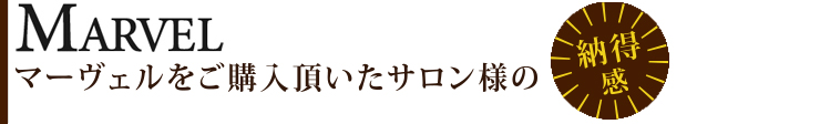 マーヴェル導入サロン様の声