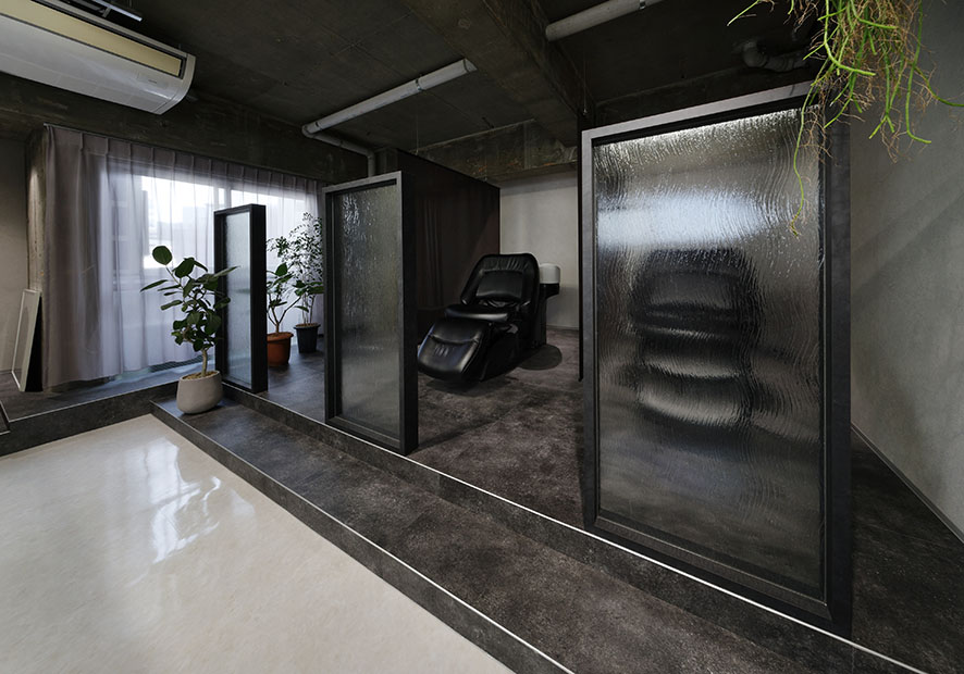 シャンプーブース