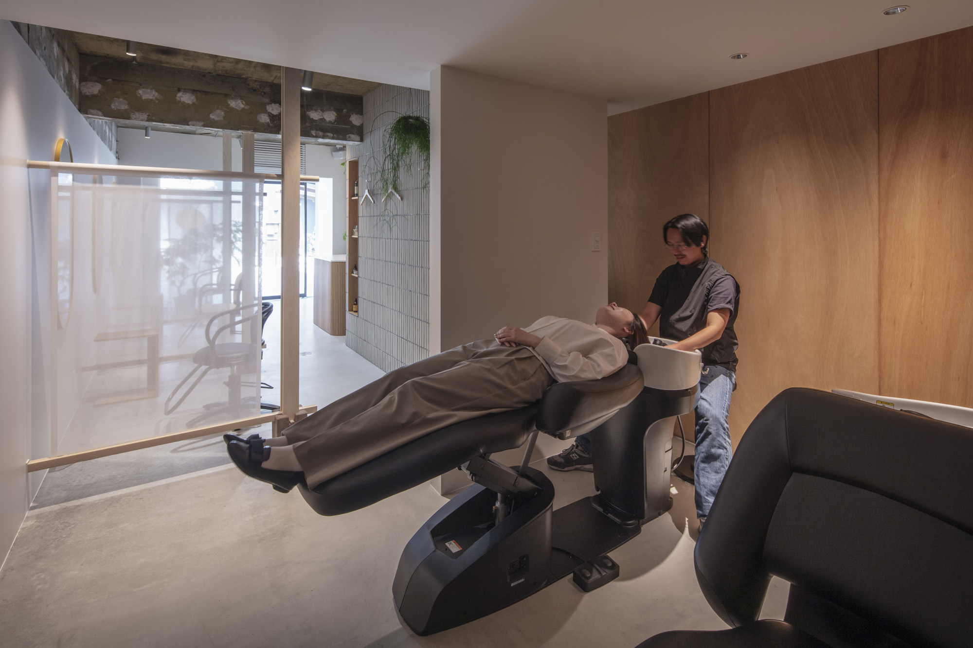 シャンプーブース