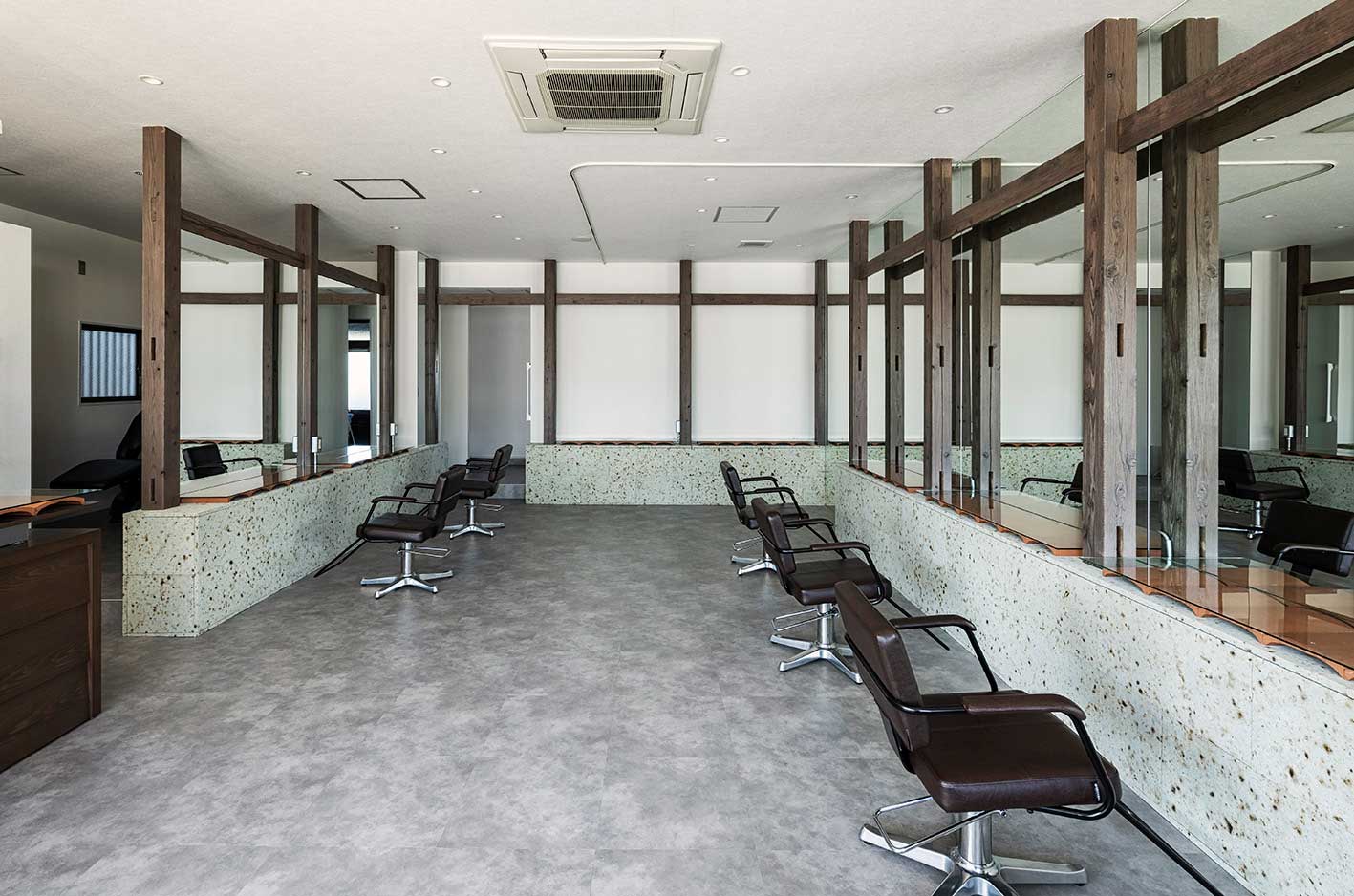 美容室 Sugimoto 栃木店 サロン空間事例 タカラベルモント