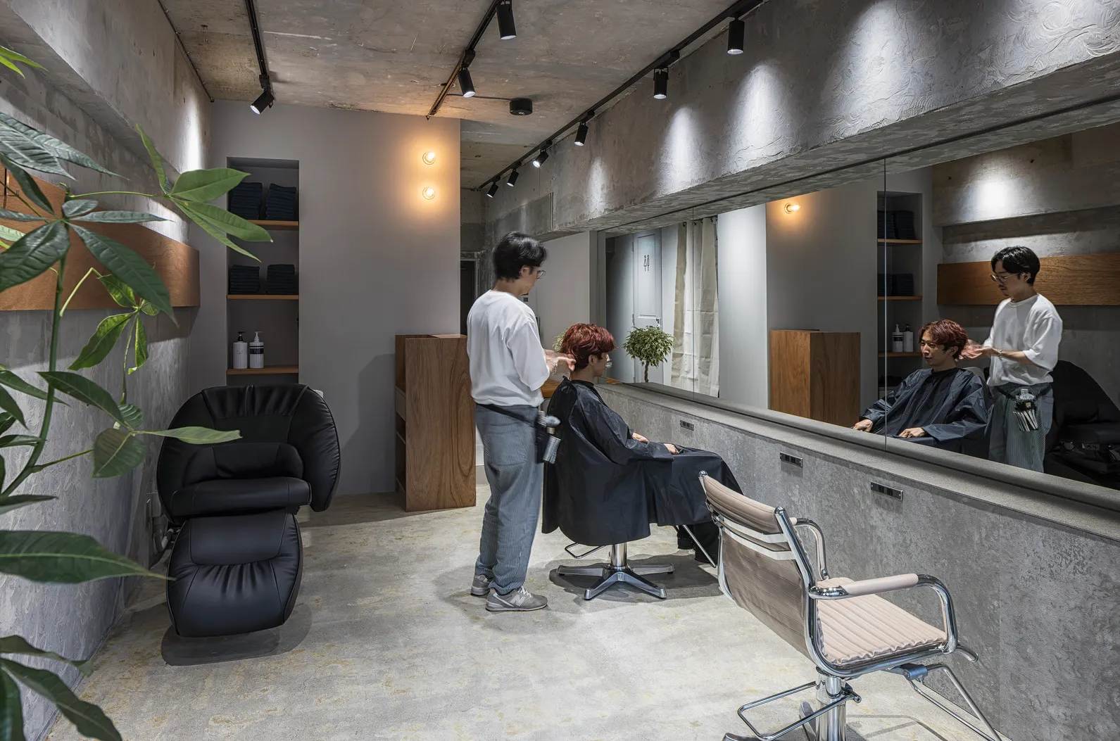 シャンプーブース〜セット面