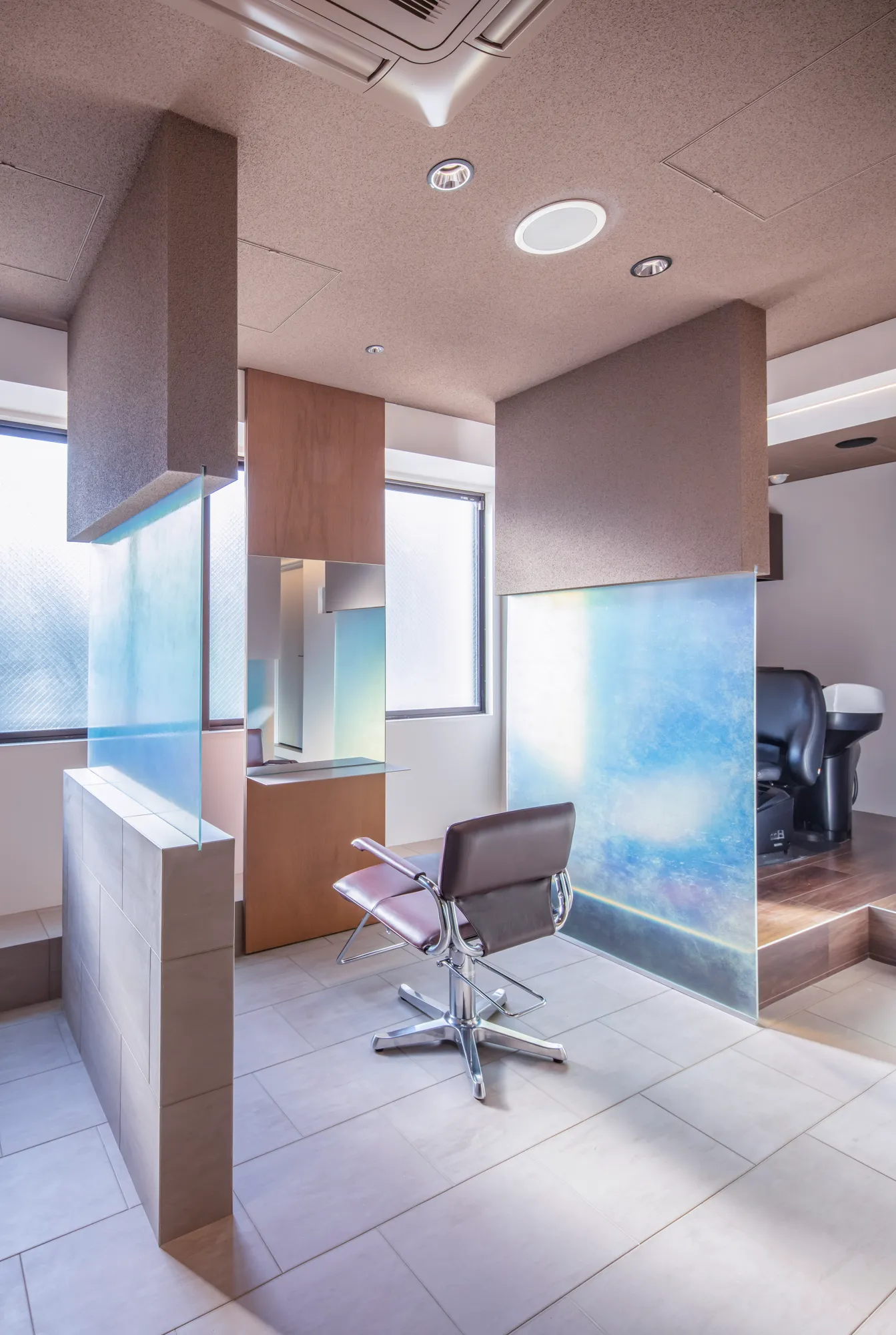 セット面〜シャンプーブース