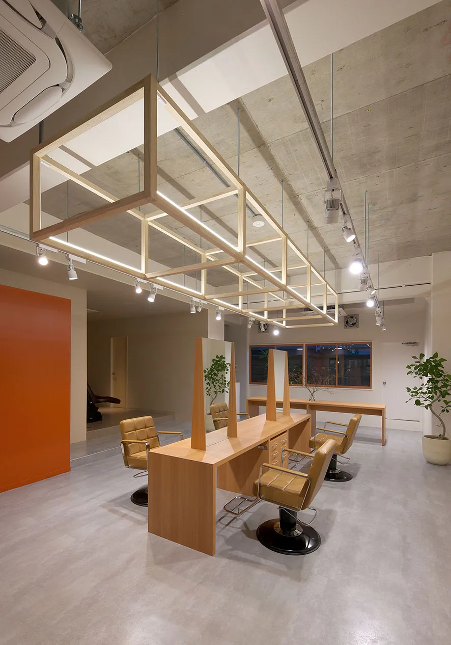 セット面〜シャンプーブース