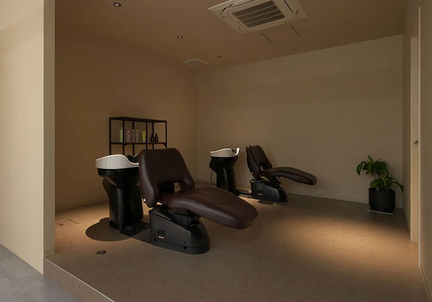 シャンプーブース