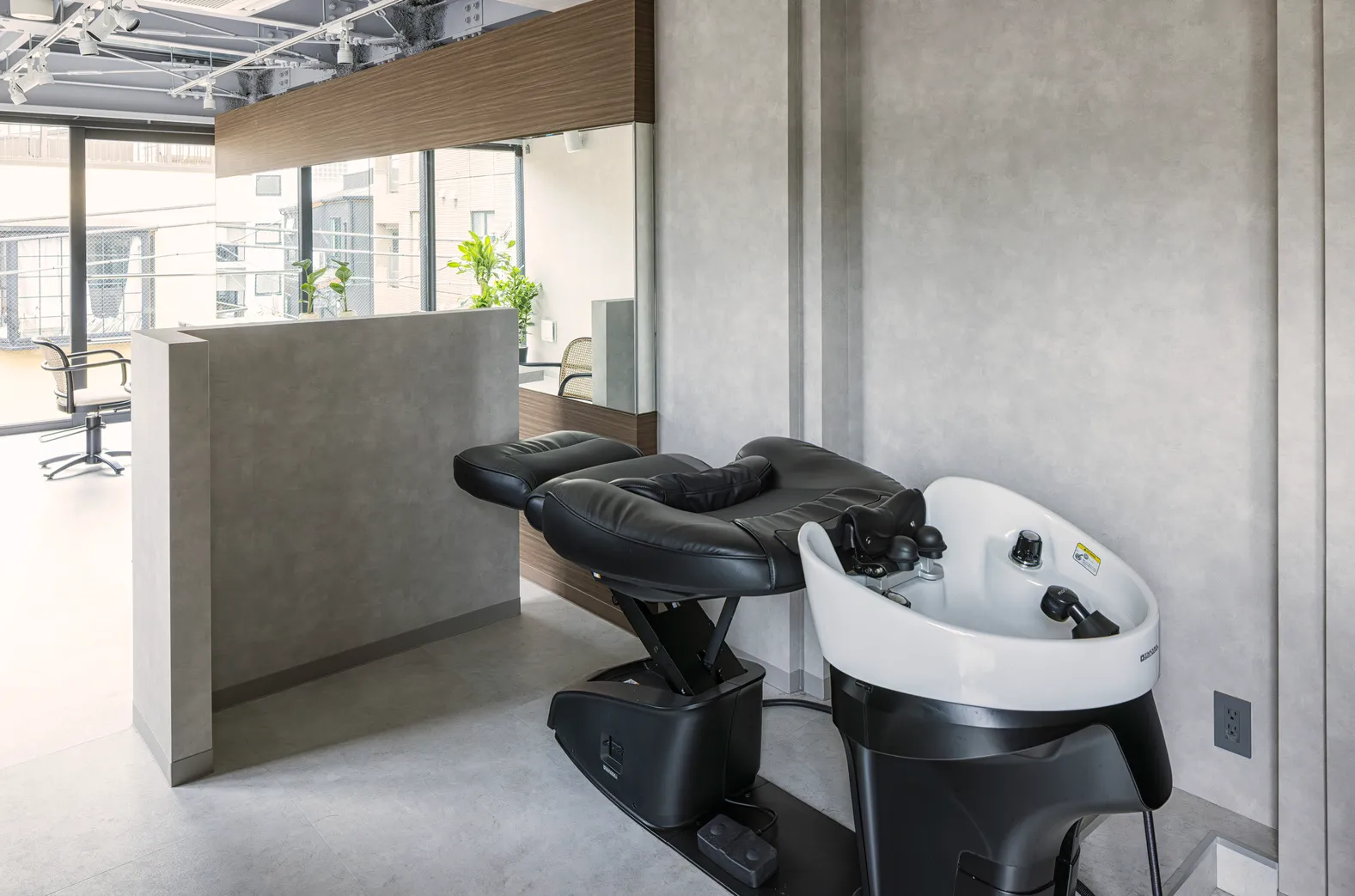 シャンプーブース