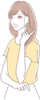 話す女性