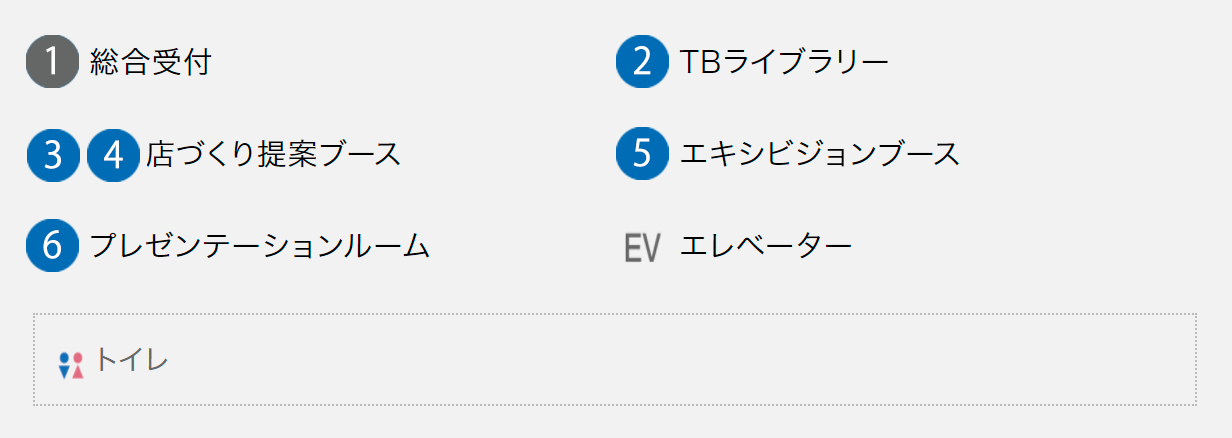 1F 受付・店づくり提案ブース・ライブラリ